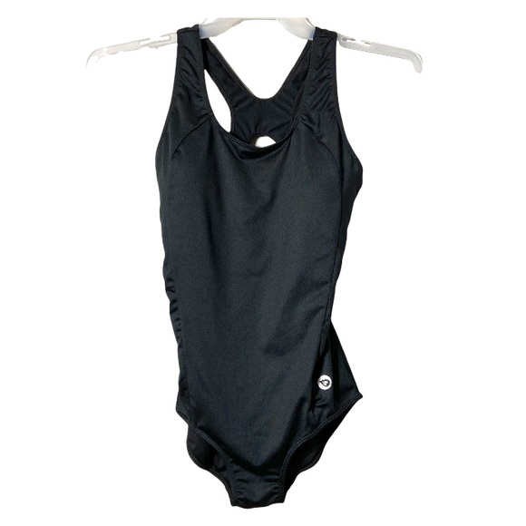 Balef Swimsuit One Piece Casual Black Polyester Spandex Tag 36 US4 - Picture 1 of 10